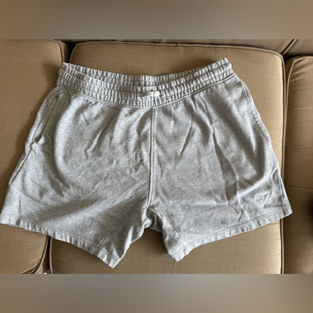 Gymshark Gray Athletic Shorts Elastic Waistband